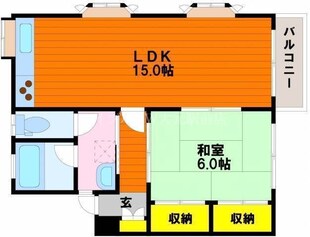 シティパレス西崎の物件間取画像